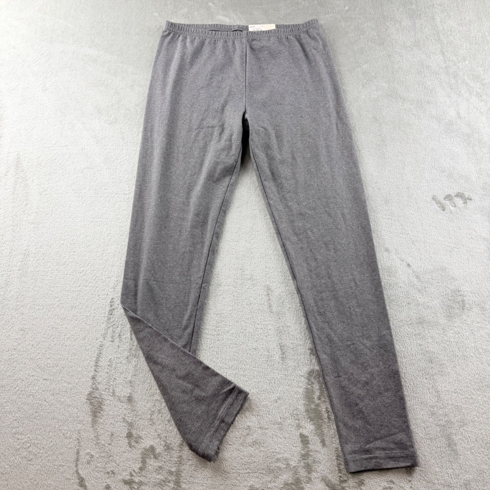 SO Favorite Women's Medium Long Legging Gray Cotton Blend Stretch Pants NWT